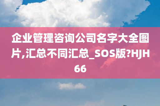 企业管理咨询公司名字大全图片,汇总不同汇总_SOS版?HJH66