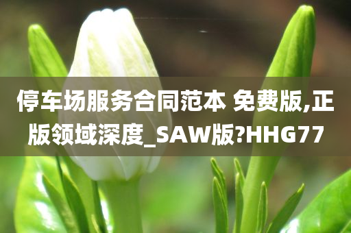 停车场服务合同范本 免费版,正版领域深度_SAW版?HHG77