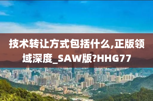 技术转让方式包括什么,正版领域深度_SAW版?HHG77