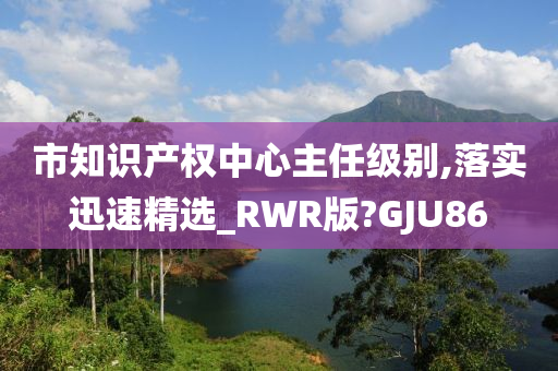 市知识产权中心主任级别,落实迅速精选_RWR版?GJU86