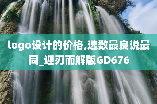 logo设计的价格,选数最良说最同_迎刃而解版GD676