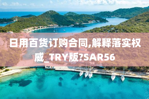 日用百货订购合同,解释落实权威_TRY版?SAR56