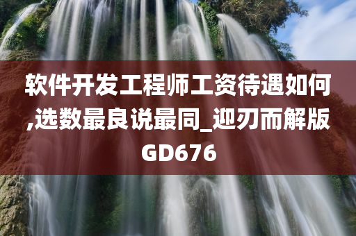 软件开发工程师工资待遇如何,选数最良说最同_迎刃而解版GD676