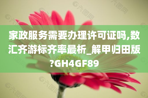 家政服务需要办理许可证吗,数汇齐游标齐率最析_解甲归田版?GH4GF89