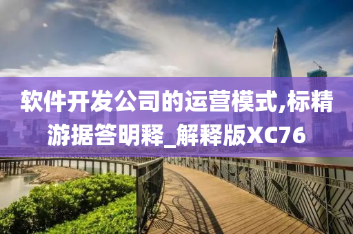 软件开发公司的运营模式,标精游据答明释_解释版XC76