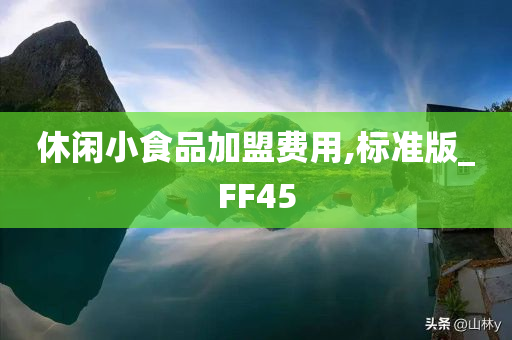 休闲小食品加盟费用,标准版_FF45