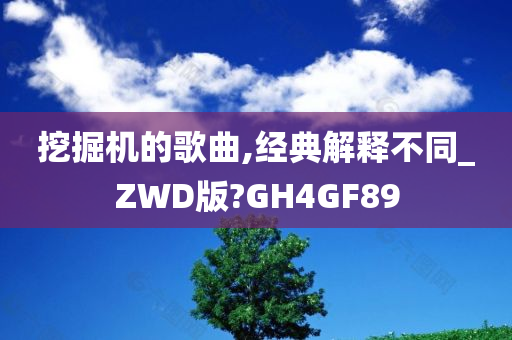 挖掘机的歌曲,经典解释不同_ZWD版?GH4GF89