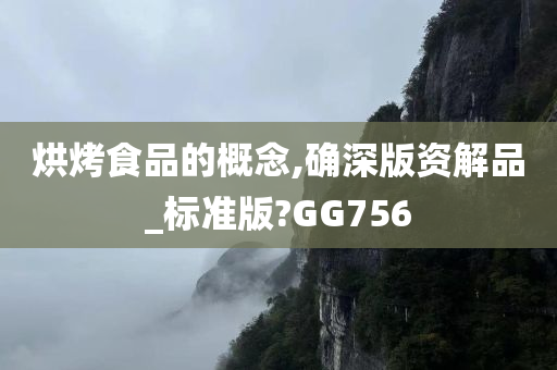 烘烤食品的概念,确深版资解品_标准版?GG756