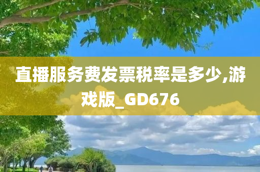 直播服务费发票税率是多少,游戏版_GD676