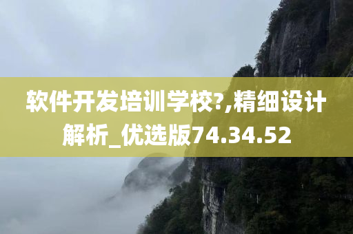 软件开发培训学校?,精细设计解析_优选版74.34.52