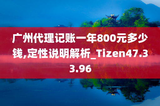 广州代理记账一年800元多少钱,定性说明解析_Tizen47.33.96