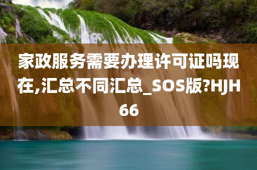 家政服务需要办理许可证吗现在,汇总不同汇总_SOS版?HJH66