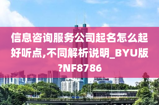 信息咨询服务公司起名怎么起好听点,不同解析说明_BYU版?NF8786