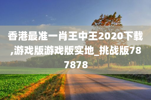 香港最准一肖王中王2020下载,游戏版游戏版实地_挑战版787878