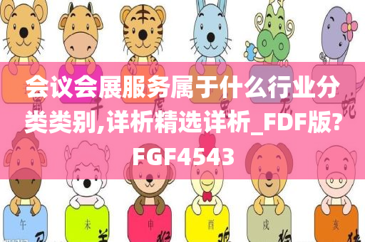 会议会展服务属于什么行业分类类别,详析精选详析_FDF版?FGF4543