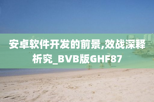 安卓软件开发的前景,效战深释析究_BVB版GHF87