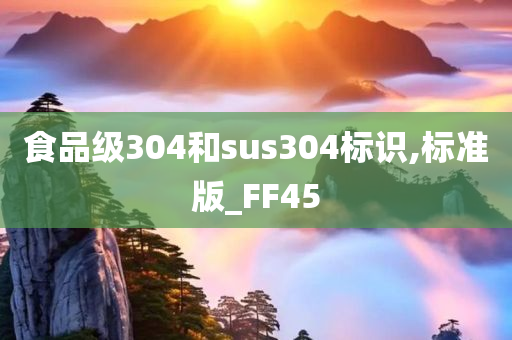 食品级304和sus304标识,标准版_FF45