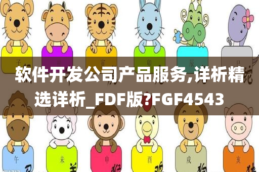 软件开发公司产品服务,详析精选详析_FDF版?FGF4543