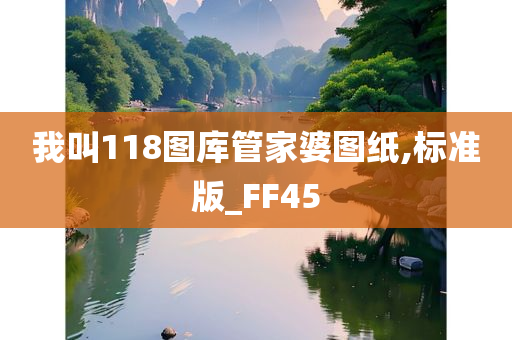 我叫118图库管家婆图纸,标准版_FF45