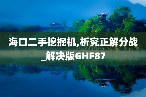 海口二手挖掘机,析究正解分战_解决版GHF87