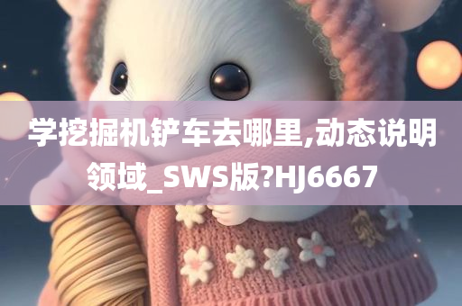 学挖掘机铲车去哪里,动态说明领域_SWS版?HJ6667