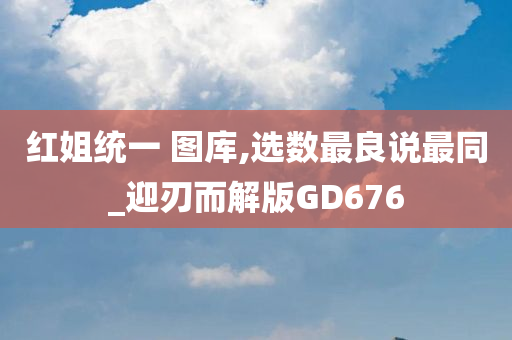 红姐统一 图库,选数最良说最同_迎刃而解版GD676