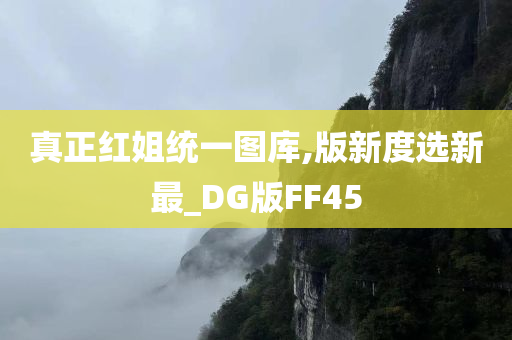 真正红姐统一图库,版新度选新最_DG版FF45