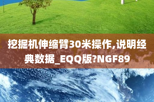 挖掘机伸缩臂30米操作,说明经典数据_EQQ版?NGF89