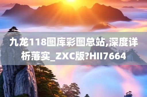 九龙118图库彩图总站,深度详析落实_ZXC版?HII7664