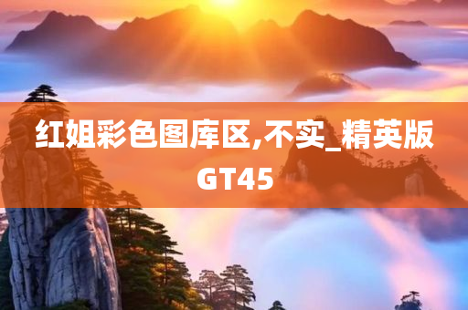 红姐彩色图库区,不实_精英版GT45