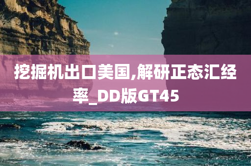 挖掘机出口美国,解研正态汇经率_DD版GT45