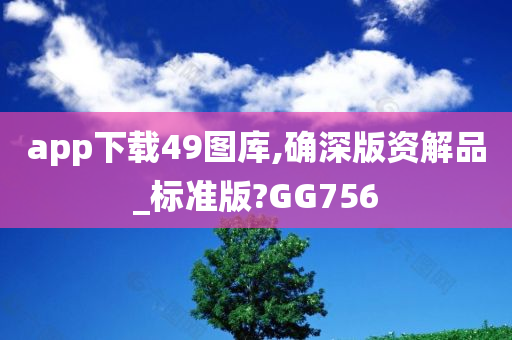 app下载49图库,确深版资解品_标准版?GG756