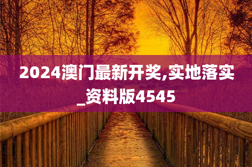 2024澳门最新开奖,实地落实_资料版4545