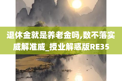 退休金就是养老金吗,数不落实威解准威_授业解惑版RE35