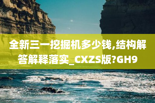 全新三一挖掘机多少钱,结构解答解释落实_CXZS版?GH9