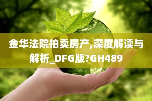 金华法院拍卖房产,深度解读与解析_DFG版?GH489