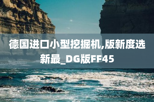 德国进口小型挖掘机,版新度选新最_DG版FF45