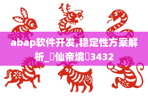 abap软件开发,稳定性方案解析_‌仙帝境‌3432