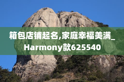 箱包店铺起名,家庭幸福美满_Harmony款625540