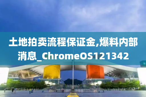 土地拍卖流程保证金,爆料内部消息_ChromeOS121342