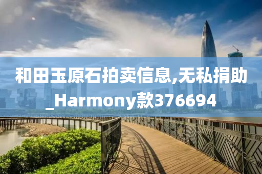 和田玉原石拍卖信息,无私捐助_Harmony款376694