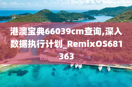 港澳宝典66039cm查询,深入数据执行计划_RemixOS681363