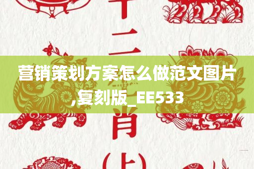 营销策划方案怎么做范文图片,复刻版_EE533