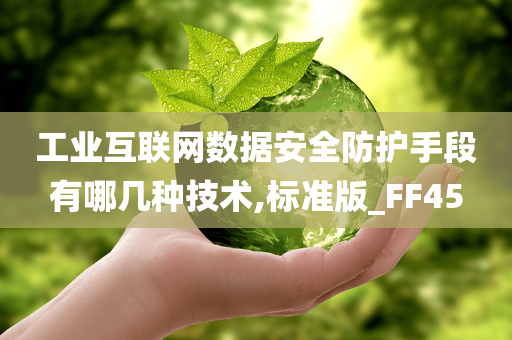 工业互联网数据安全防护手段有哪几种技术,标准版_FF45