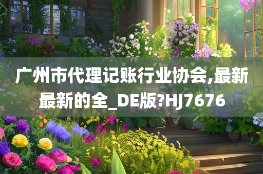 广州市代理记账行业协会,最新最新的全_DE版?HJ7676