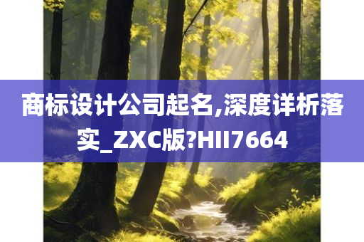 商标设计公司起名,深度详析落实_ZXC版?HII7664