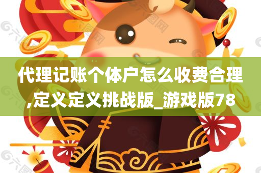 代理记账个体户怎么收费合理,定义定义挑战版_游戏版78