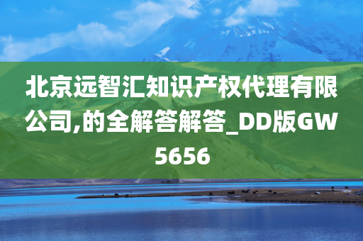 北京远智汇知识产权代理有限公司,的全解答解答_DD版GW5656