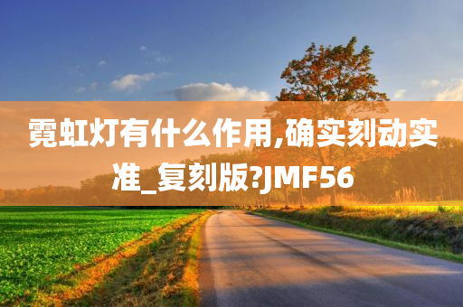 霓虹灯有什么作用,确实刻动实准_复刻版?JMF56