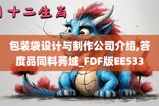 包装袋设计与制作公司介绍,答度品同料莠域_FDF版EE533